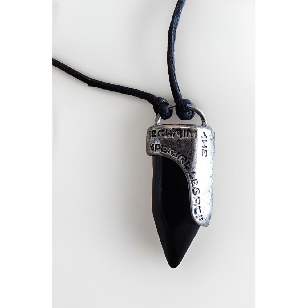 Disney Parks Kyber Crystal Necklace Black Star Wars Galaxy's Edge ONE ONLY